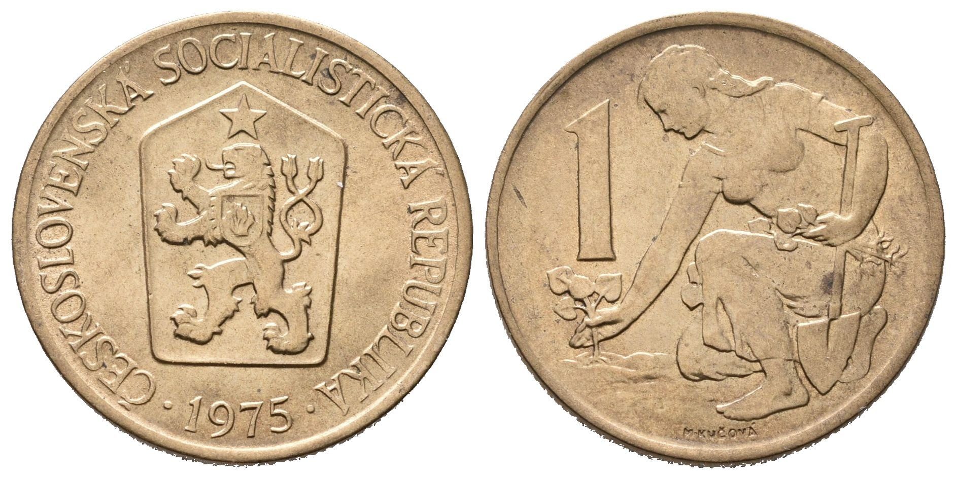 1 Koruna 1975
