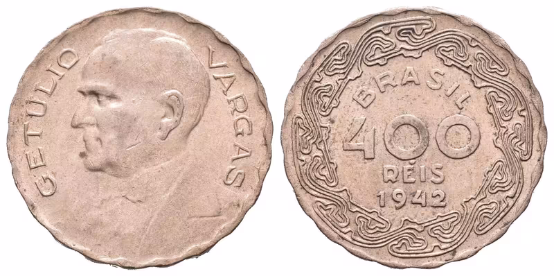 Brazílie, 400 Reis 1942