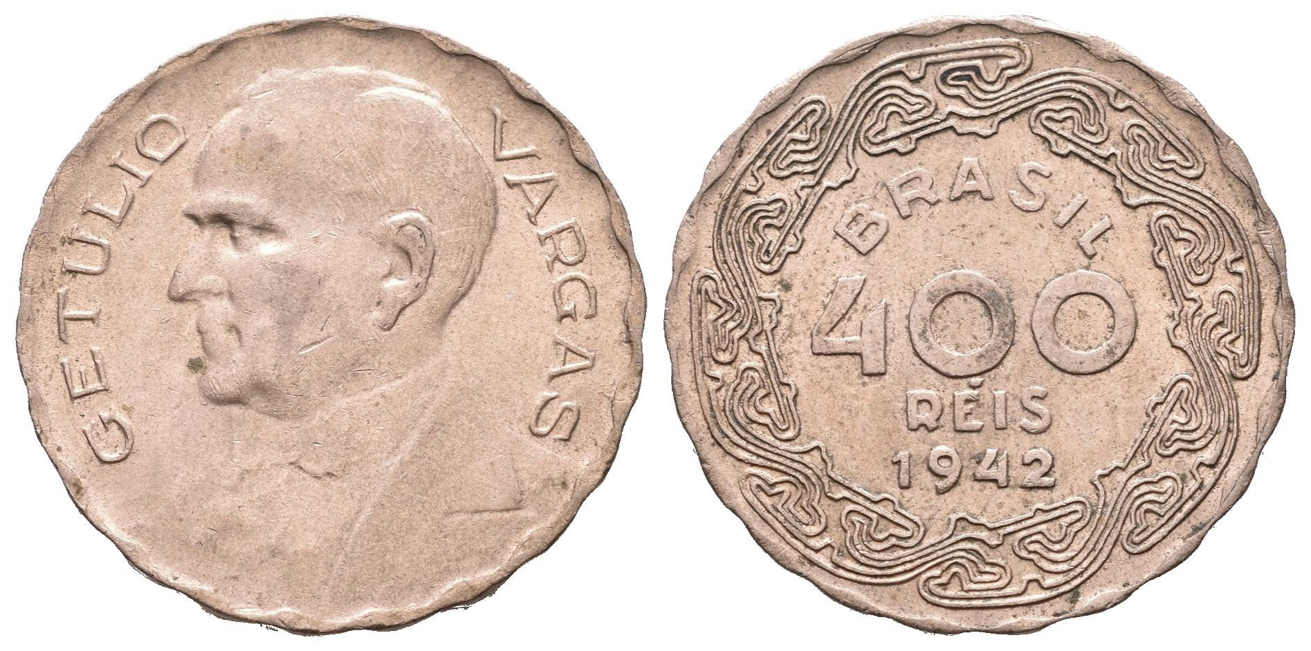 Brazílie, 400 Reis 1942