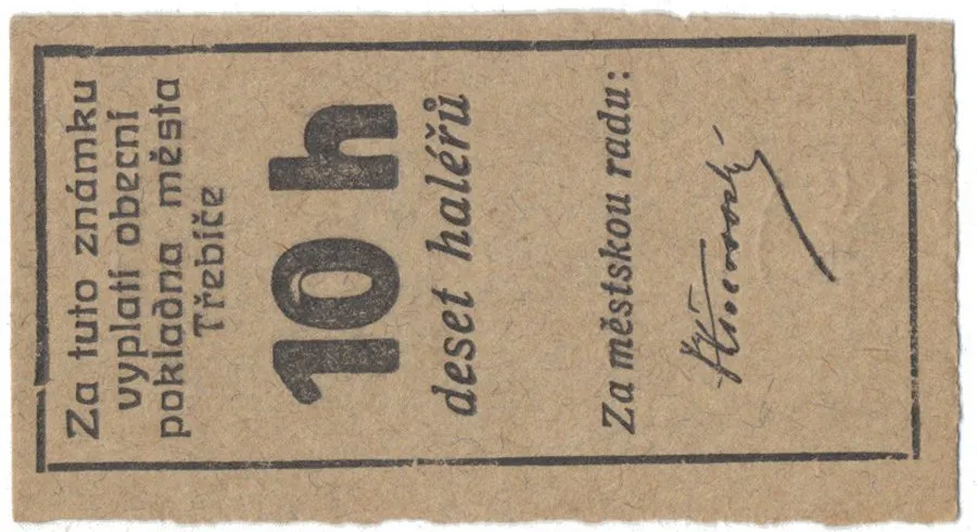 Třebíč - město, 10 hal b.d., HH.223.5.1a
