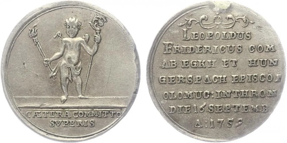 Olomouc - biskupství, Leopold II. Bedřich Egkh, 1758 - 1760 — 1