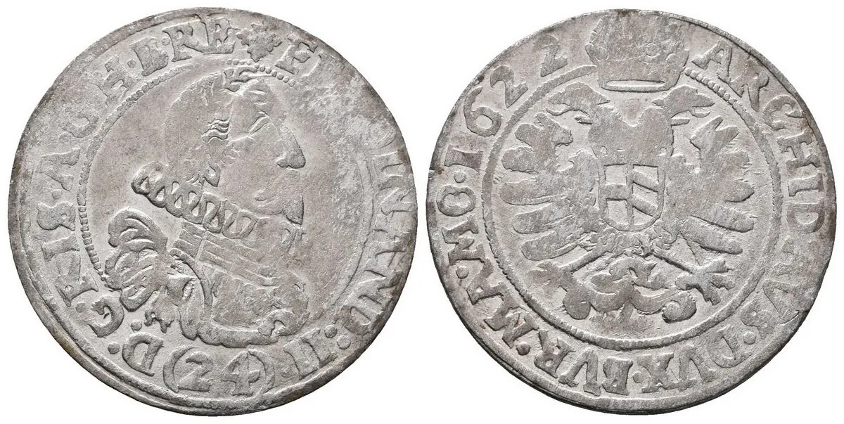 Ferdinand II., 1619 - 1637 (Mince kiprová) — 1