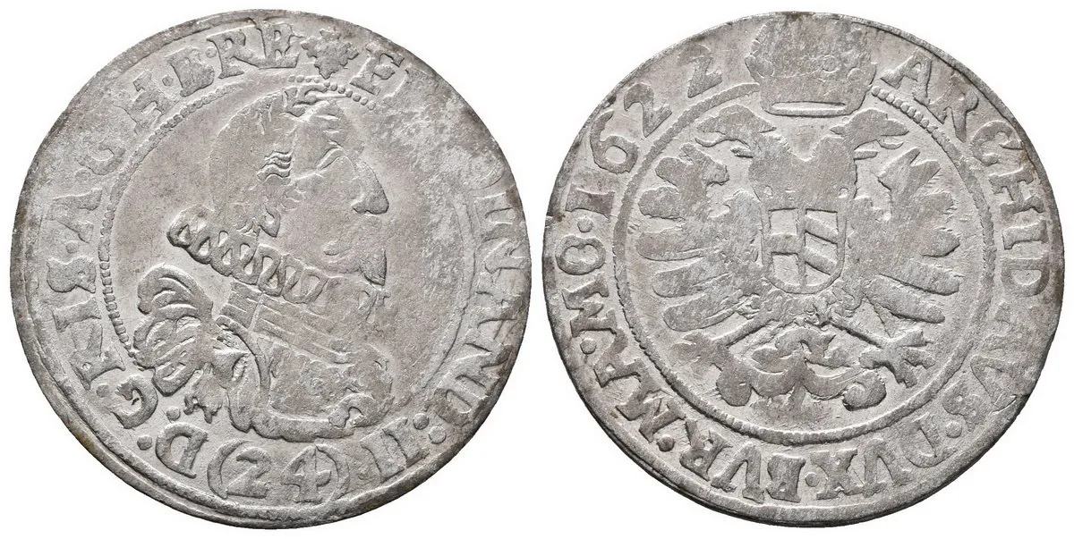 Ferdinand II., 1619 - 1637 (Mince kiprová) — 1