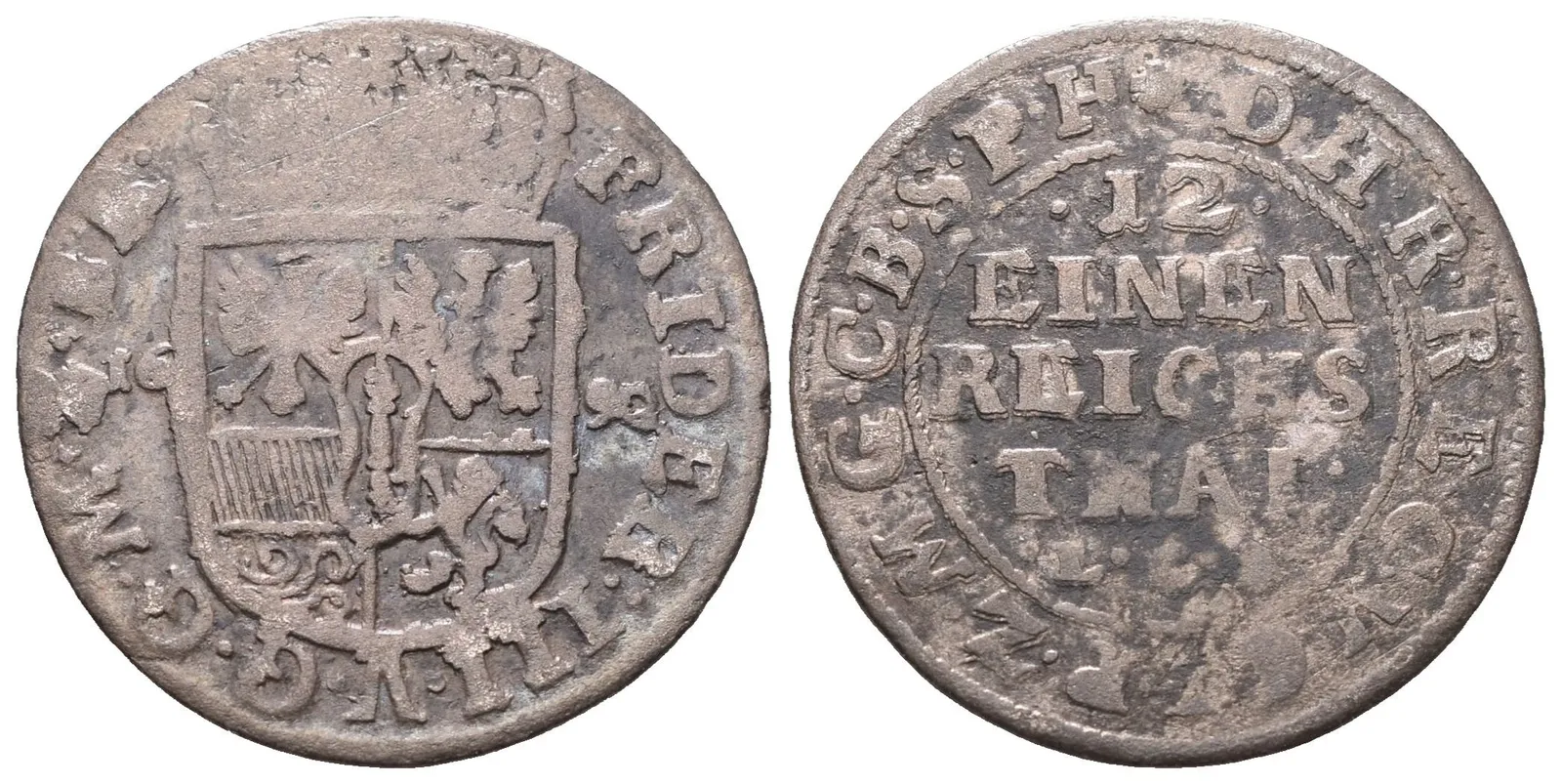Prusko, 1/12 Tolar 1690 LCS