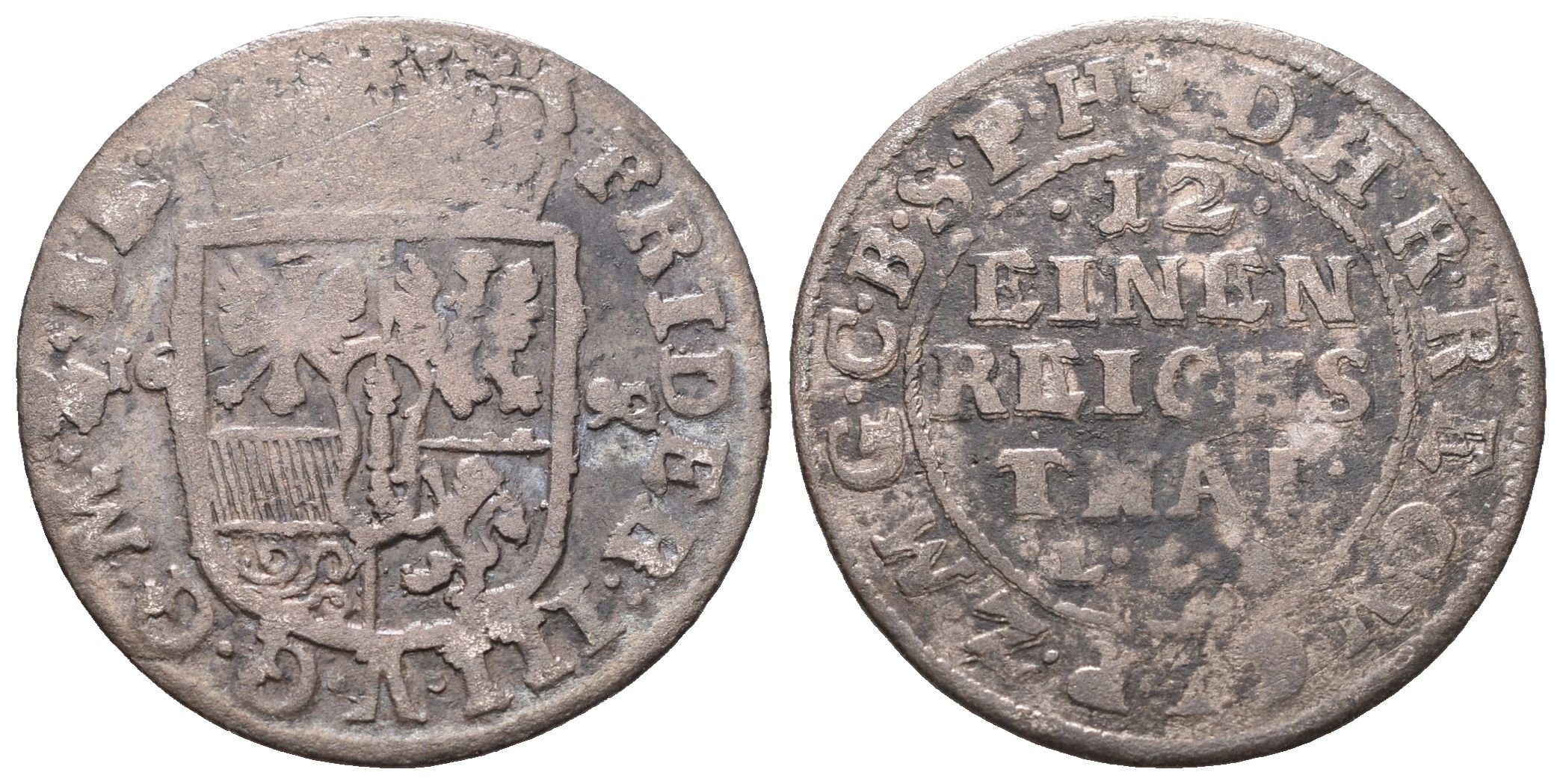 Prusko, 1/12 Tolar 1690 LCS
