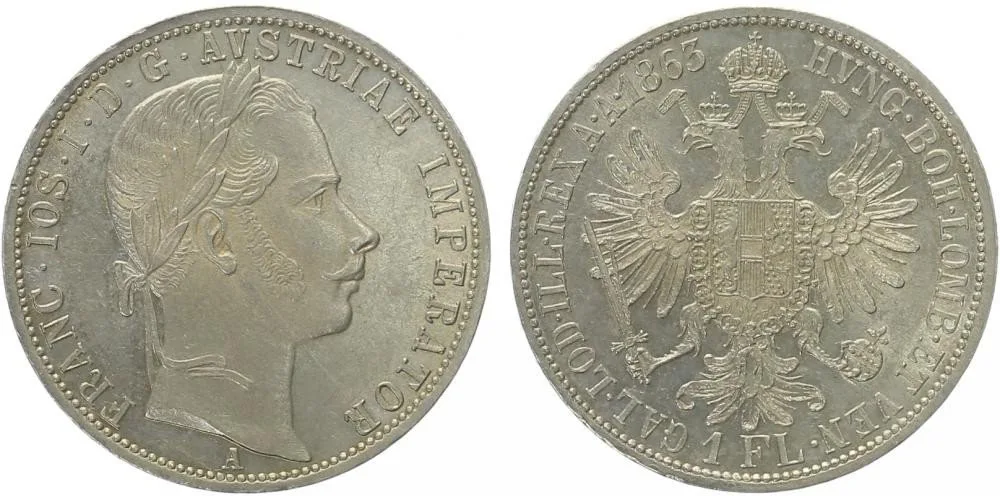 Rakouská a spolková měna, 1857 - 1892 — 1