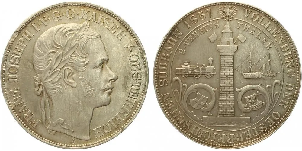 Rakouská a spolková měna, 1857 - 1892 — 1
