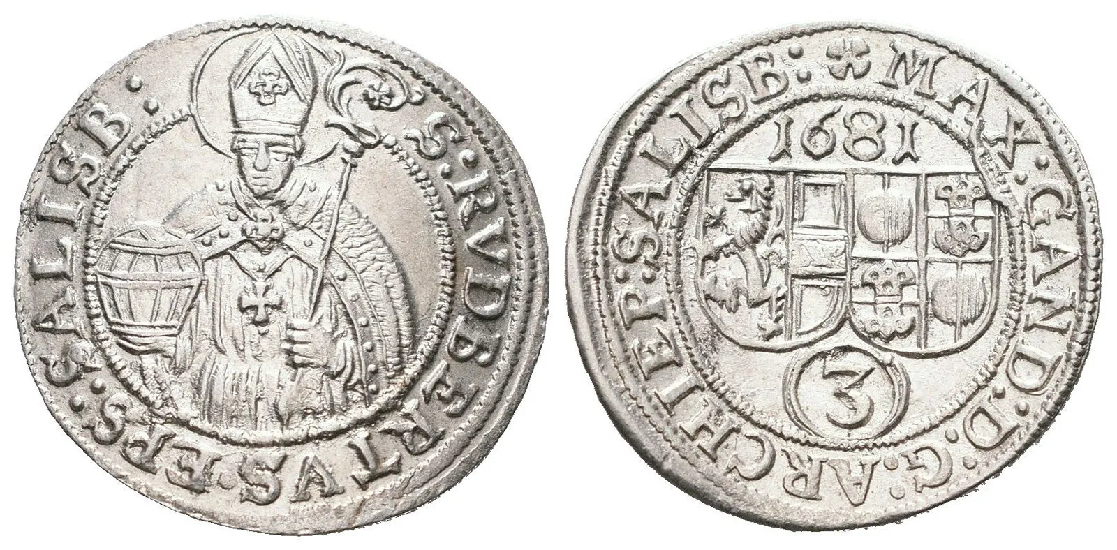 Salzburg - arcibiskupství, Max Gandolph, 1668 - 1687 — 1