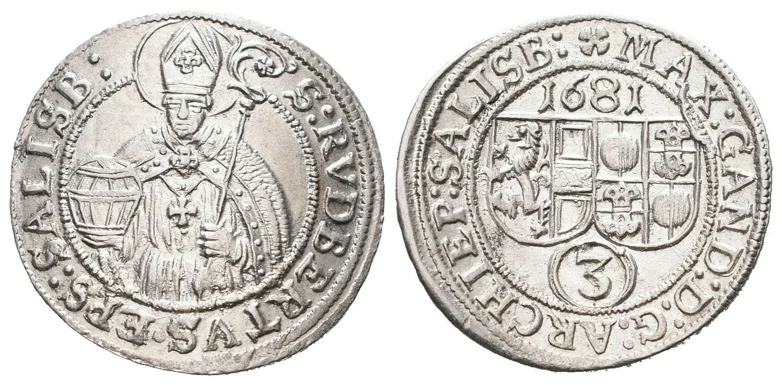 Salzburg - arcibiskupství, Max Gandolph, 1668 - 1687 — 1