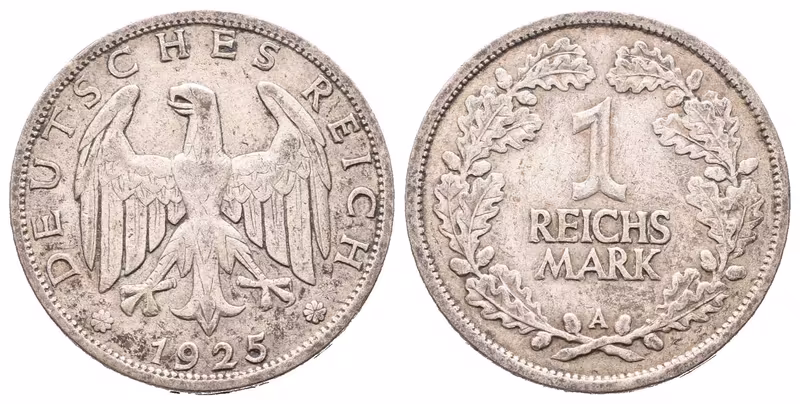 Výmar, 1 Marka 1925 A