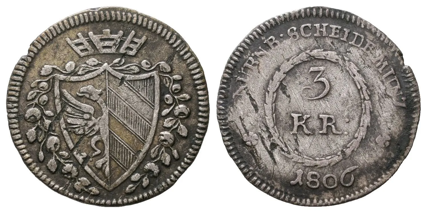 Nürnberg, 3 Krejcar 1806