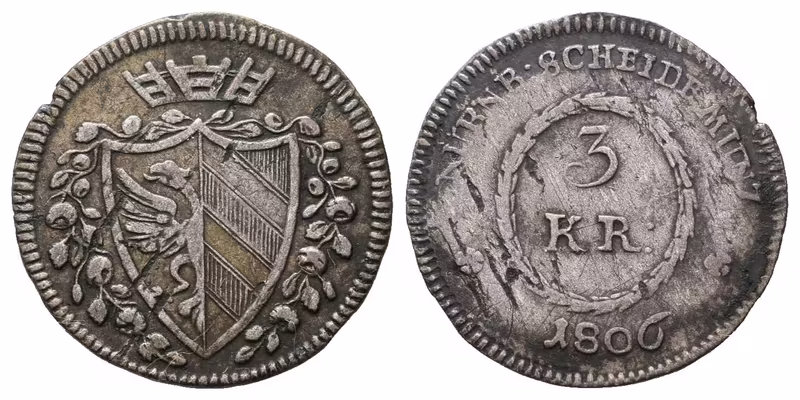 Nürnberg, 3 Krejcar 1806