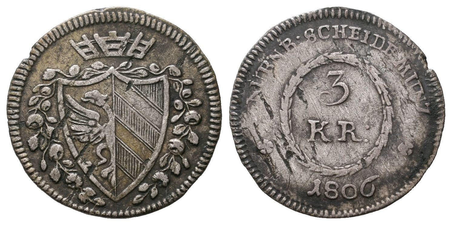 Nürnberg, 3 Krejcar 1806