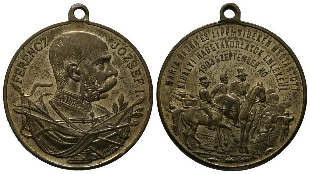 František Josef I., medaile vojenských manévrů — 1
