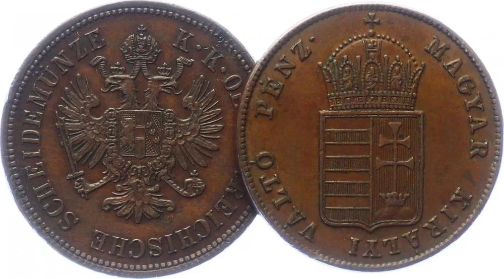 Rakouská a spolková měna, 1857 - 1892 — 1