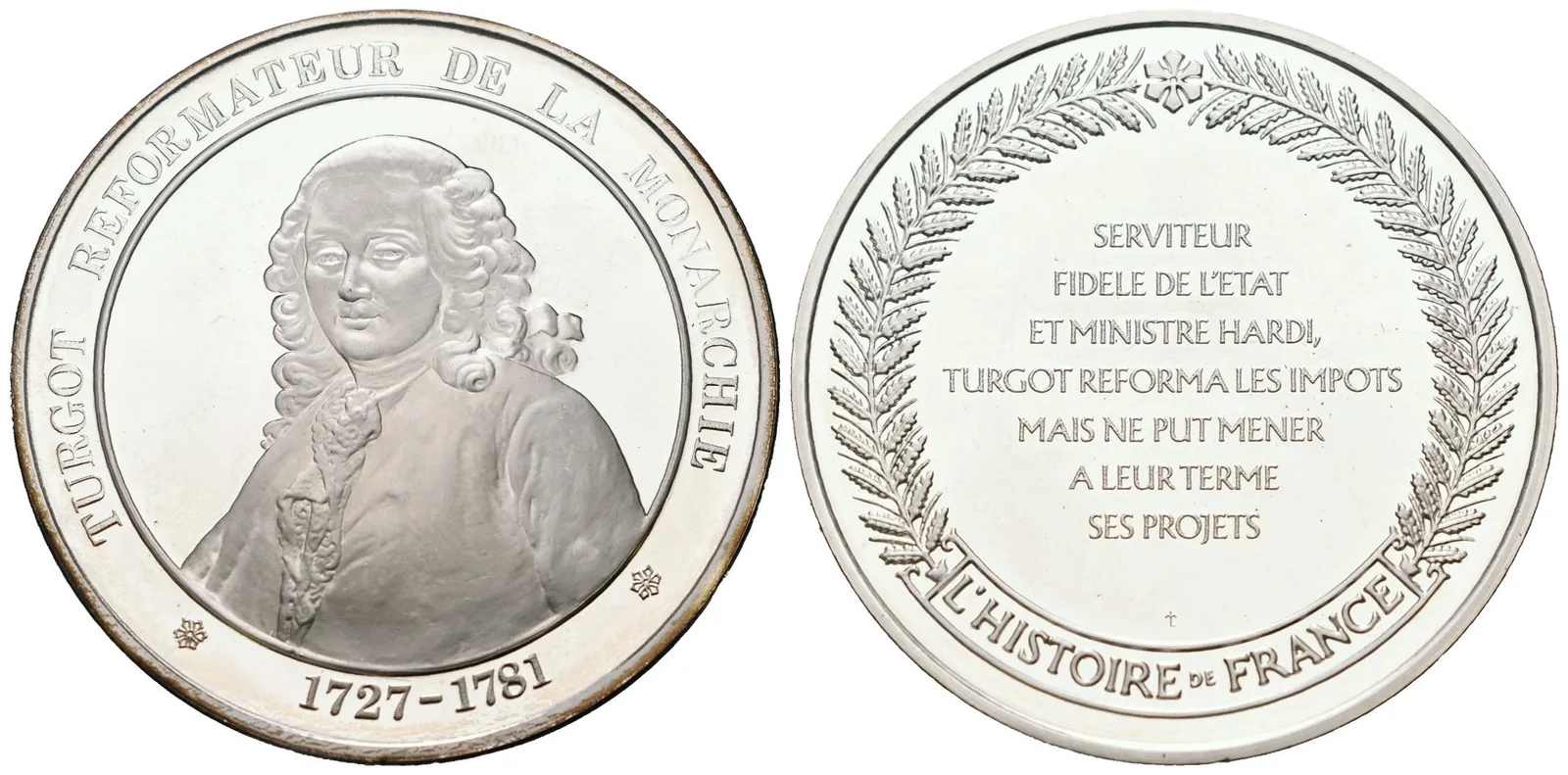 Francie - AR Medaile b.l. - Turgot