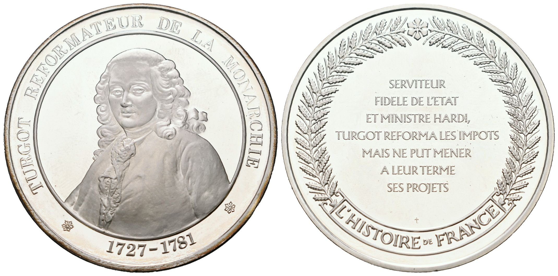 Francie - AR Medaile b.l. - Turgot