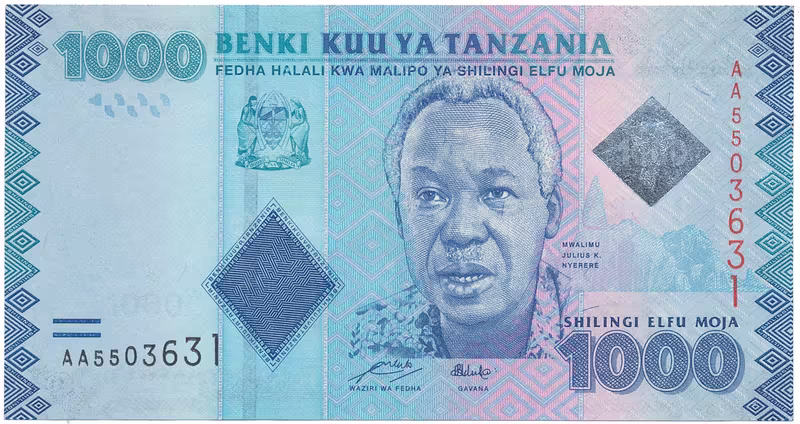 Tanzánie, 1000 Shilingi (2010), P.41