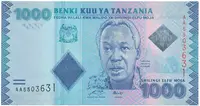 Tanzánie, 1000 Shilingi (2010), P.41