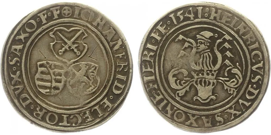 Sasko, Johann Friedrich a Heinrich, 1539 - 1541 — 1