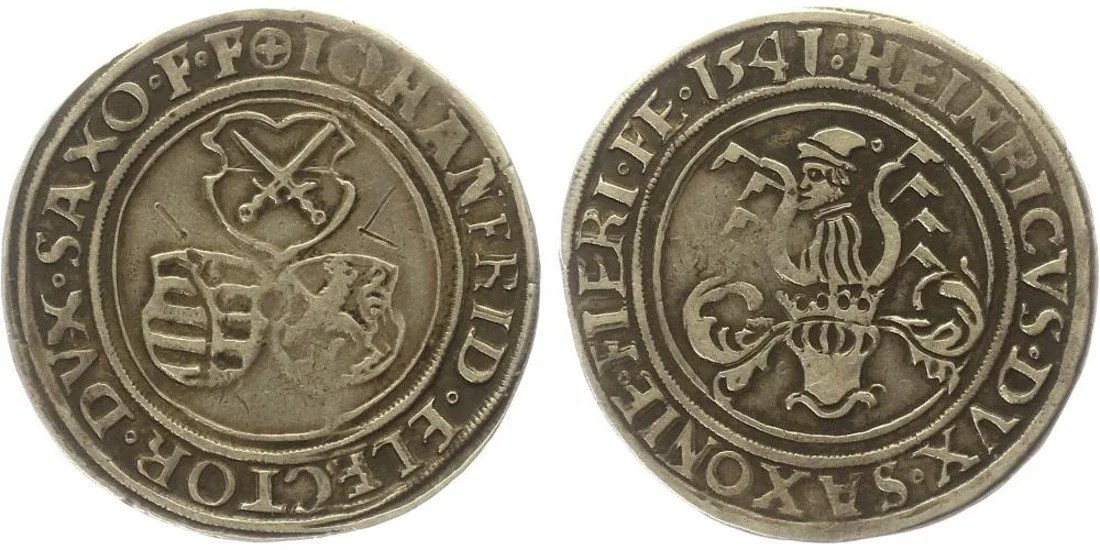 Sasko, Johann Friedrich a Heinrich, 1539 - 1541 — 1