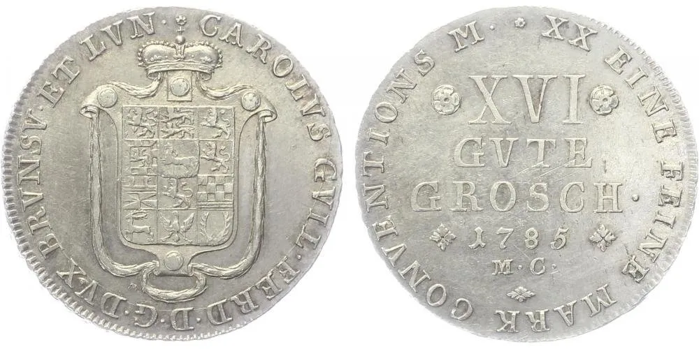 Braunschweig - Wolfenbüttel, Karl Wilhelm Ferdinand, 1780 - 1806 — 1