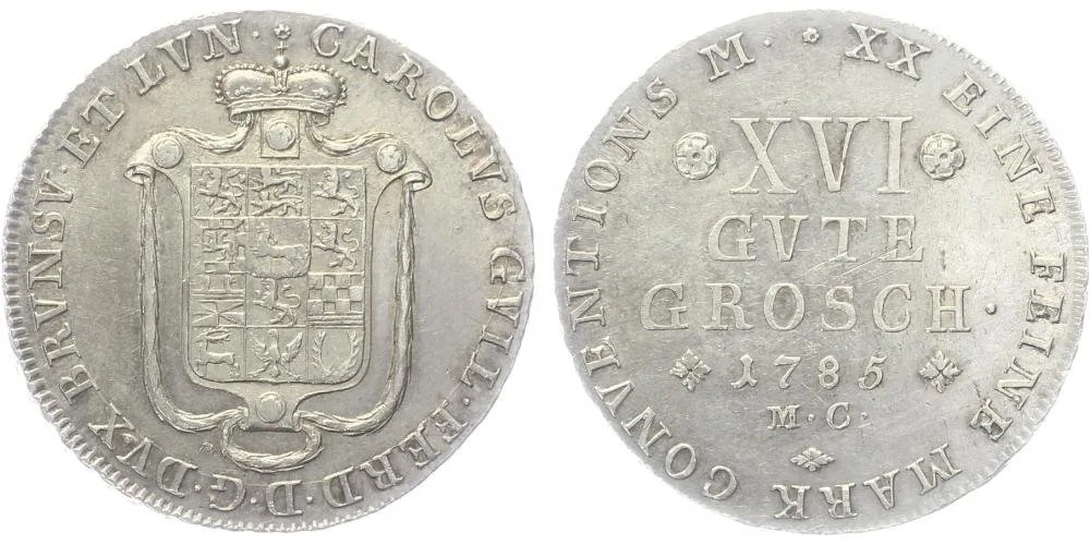 Braunschweig - Wolfenbüttel, Karl Wilhelm Ferdinand, 1780 - 1806 — 1