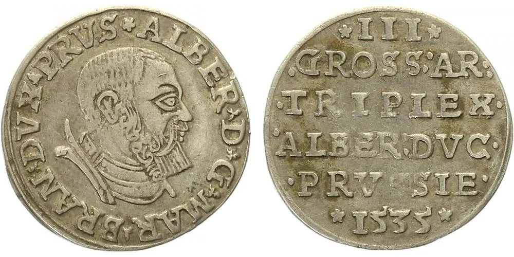 Prusko, Albrecht von Brandenburg, 1525 - 1568 — 1