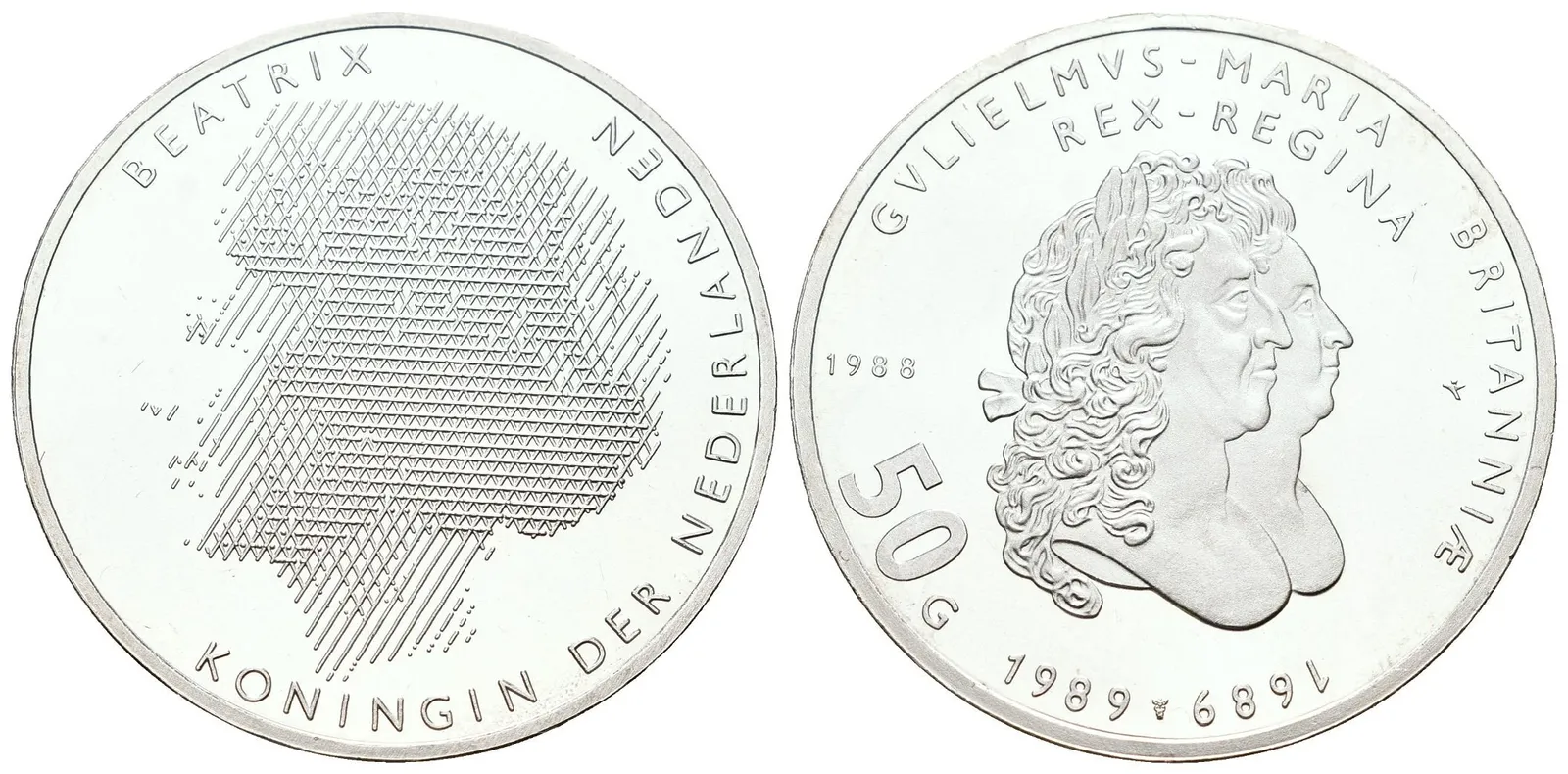 Nizozemí, 50 Gulden 1989
