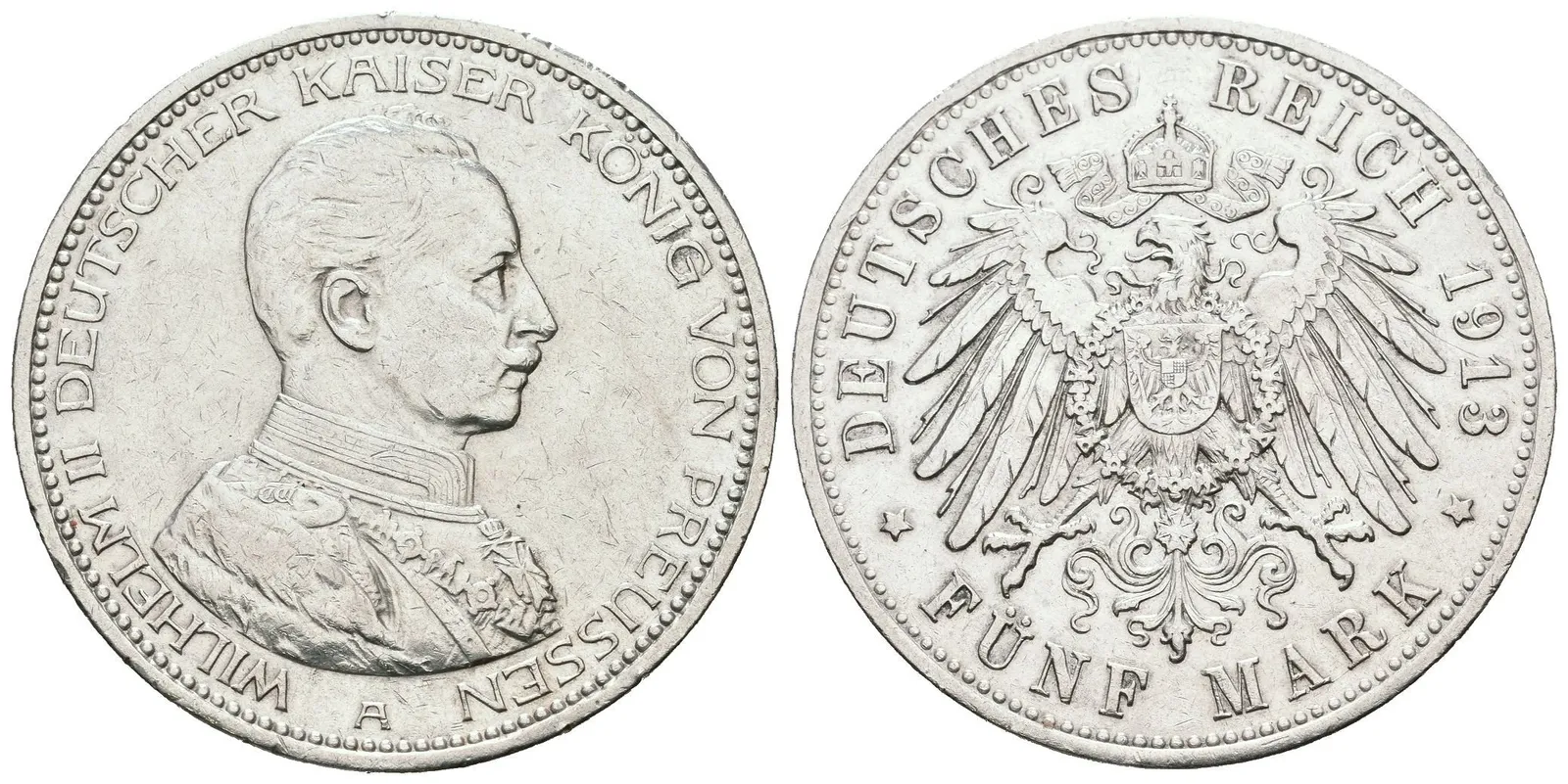 5 Marka 1913 A, J.114, rysky a drobné hranky — 1