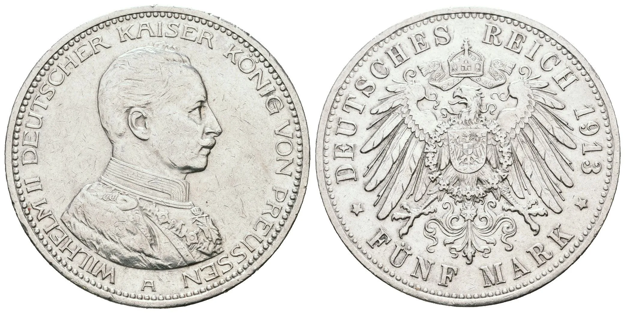 5 Marka 1913 A, J.114, rysky a drobné hranky — 1