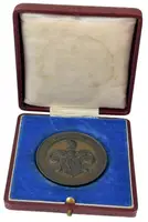 AE Medaile b.l. - Za zásluhy, Královské věnné město Mělník. Bronz 47,5 mm, — 2