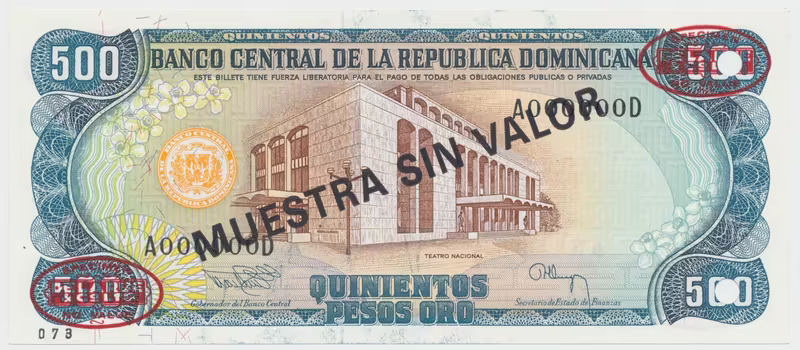 Dominikánská republika, 500 Pesos Oro 1994, P.137s2
