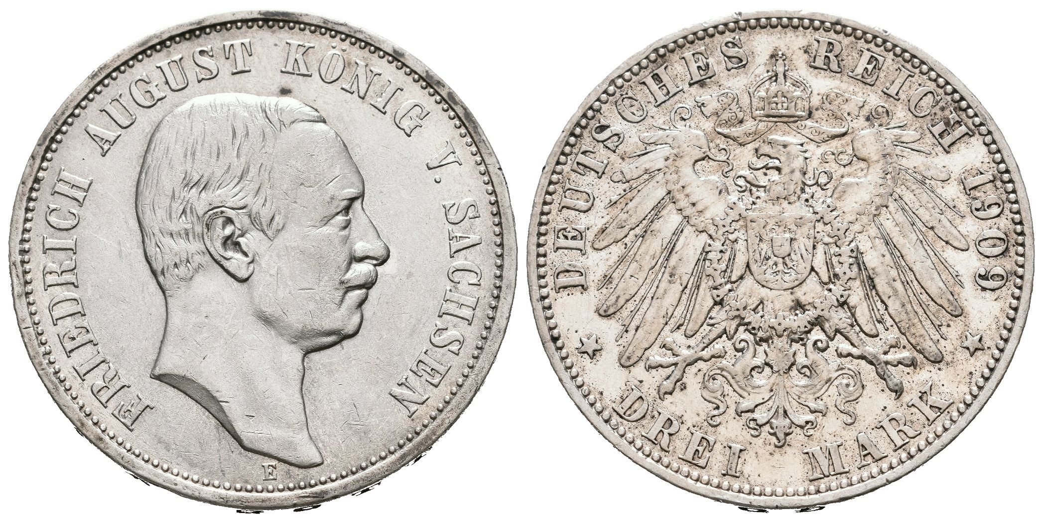 Sasko, 3 Marka 1909 E