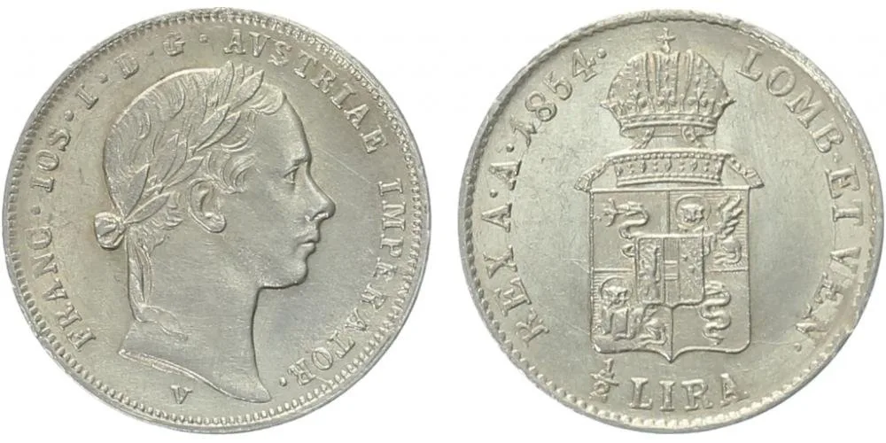 Konvenční měna, 1848 - 1857 — 1