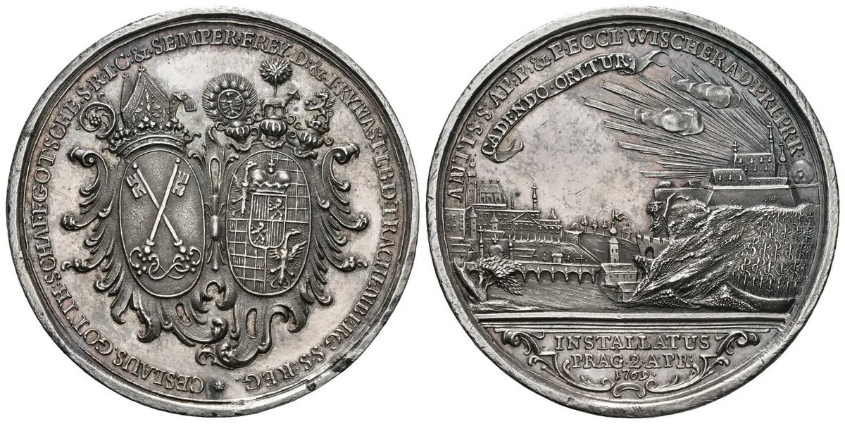 Praha - Vyšehrad, Česlav Gotthard hrabě Schafgotsche, 1769 - 1781 — 1