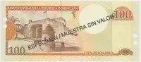 Dominikánská republika, 100 Pesos Oro 2001, P.167s2 - fotografie 2
