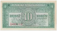 10 Koruna b.d. (1945), série SM, Hej.71a1