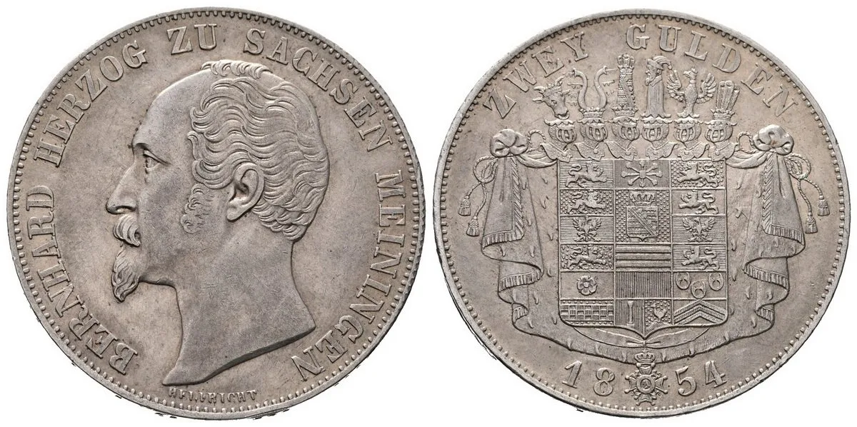 Sasko - Meiningen, Bernhard II., 1821 - 1866 — 1