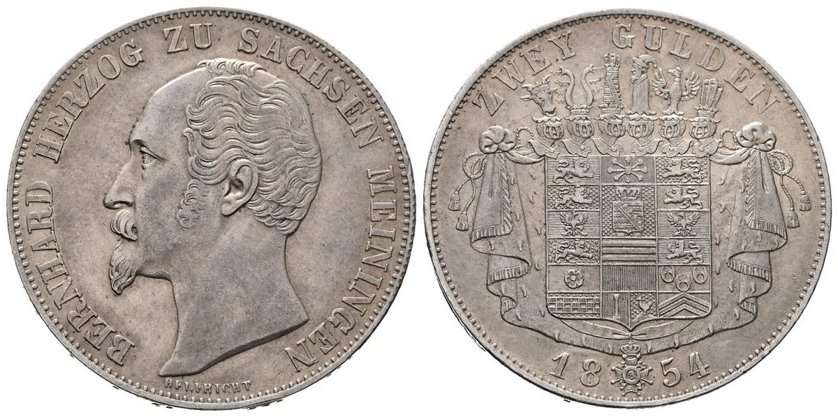 Sasko - Meiningen, Bernhard II., 1821 - 1866 — 1