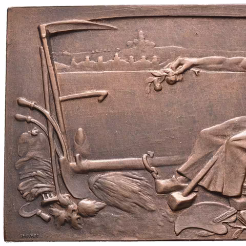 AE Plaketa 1909 (Mervert) - Všeobecná okresní výstava, Svým účastníkům.