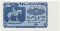 Československo, 25 Koruna 1953, tisk Praha, série HD, perf. 3 md., Hej.93b.S1