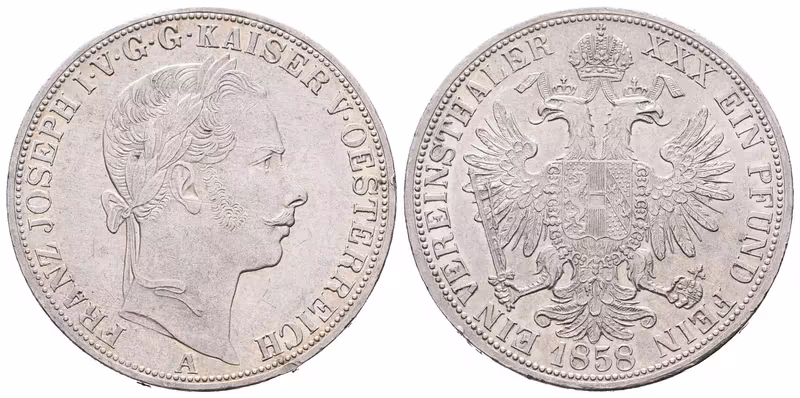 Tolar spolkový 1858 A