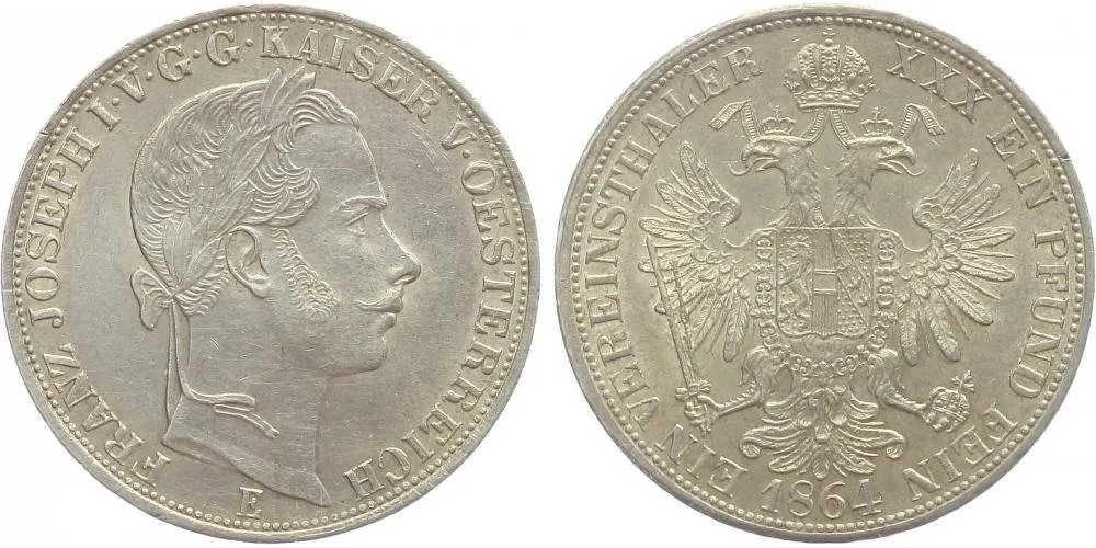 Rakouská a spolková měna, 1857 - 1892 — 1