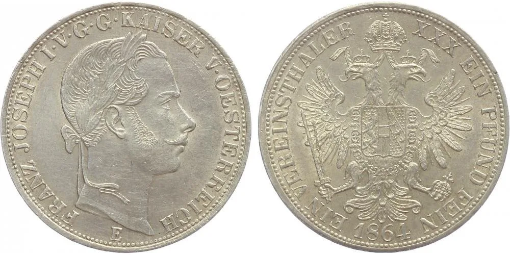 Rakouská a spolková měna, 1857 - 1892 — 1