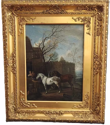 Dismar Degen, 1700 - 1753 - Odpočinek koní