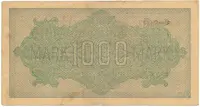 Německo, 1000 Mark 1922, vod. Dornen, Ro.75d - fotografie 2