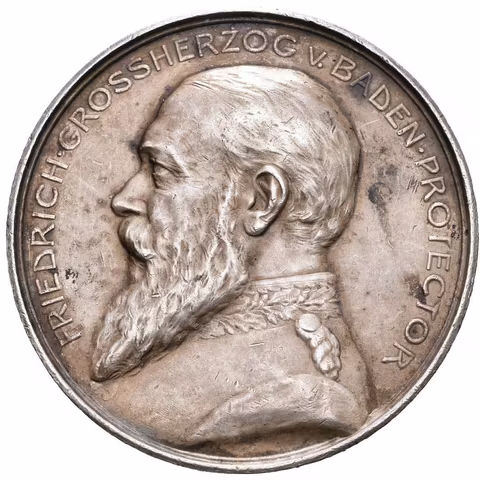 AR Medaile 1901 - XVIII. Spolkové střelby v Heidelberku, pod protektorátem velkovévody