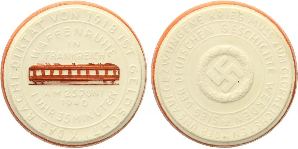 Německo, pamětní porcelánové medaile — 1