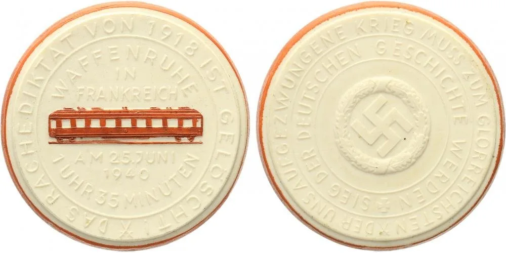Německo, pamětní porcelánové medaile — 1
